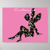 Fairy Silhouette Thunder_Cove Poster (Voorkant)