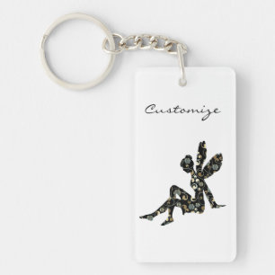 Fairy Silhouette Thunder_Cove Sleutelhanger
