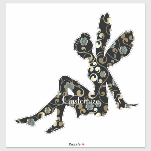 Fairy Silhouette Thunder_Cove Sticker (Vel)