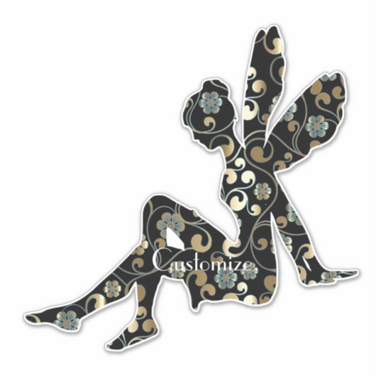 Fairy Silhouette Thunder_Cove Sticker (Voorkant)