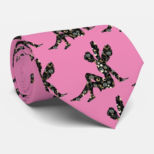 Fairy Silhouette Thunder_Cove Stropdas (Opgerold)