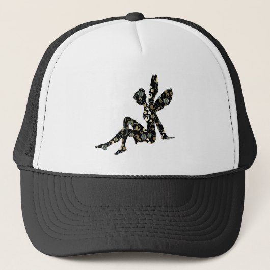 Fairy Silhouette Thunder_Cove Trucker Pet (Voorkant)