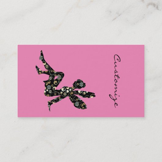 Fairy Silhouette Thunder_Cove Visitekaartje (Achterkant)