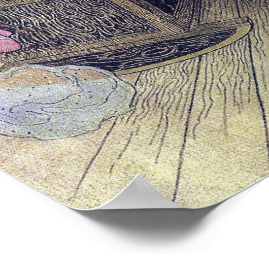 Fairy Singing to Baby van Warwick Goble Poster (Hoek)