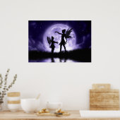 Fairy Sisters Canvas Afdrukken van Julie Fain Poster (Keuken)