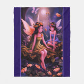 Fairy Sisters Fleece Deken (Voorkant)