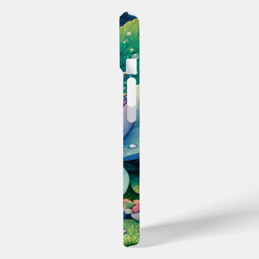 Fairy slapen op een bloem gepersonaliseerd Case-Mate iPhone case (Achterkant / Links)