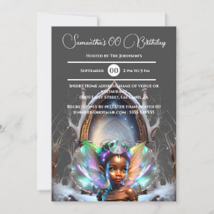 Fairy sneeuw prinses melanine betoverd portaal kaart