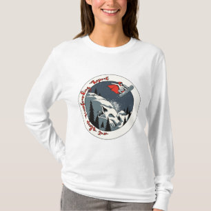 Fairy Sneeuwborder ; Eten Slapen Snowboarden Herha T-shirt