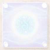 Fairy Song Glazen Onderzetter (Achterkant)