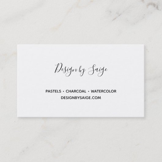 Fairy Song Visitekaartje (Voorkant)