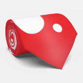 Fairy Spotted Mushroom Red White Party Stropdas (Opgerold)