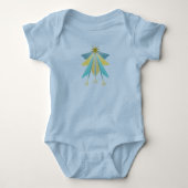 Fairy Stars Baby One-Piece Bodysuit (Voorkant)