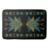 Fairy Stars Black Bath Mat (Voorkant)