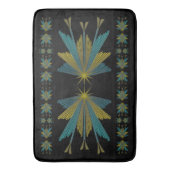Fairy Stars Black Bath Mat (Voorkant Verticaal)