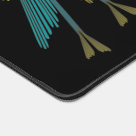 Fairy Stars Black Desk Mat