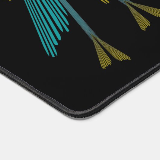 Fairy Stars Black Desk Mat (Hoek)