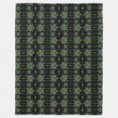 Fairy Stars Black Fleece Blanket (3 maten) Deken (Voorkant)