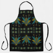 Fairy Stars Black Large Apron Schort (Voorkant)