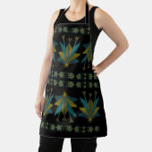 Fairy Stars Black Medium Apron Schort (Insitu)