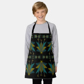 Fairy Stars Black Small Apron Schort (Gedragen)