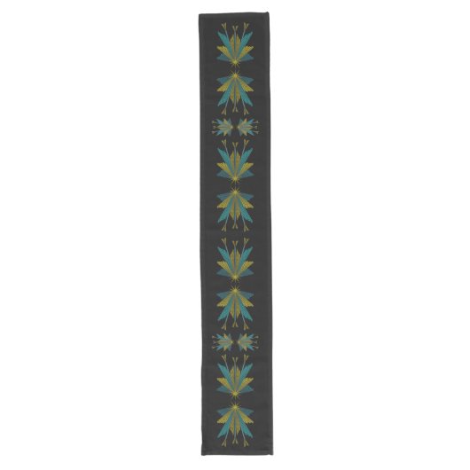 Fairy Stars Black Table Runner Lange Tafelloper (Voorkant)