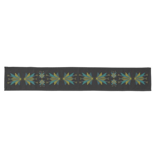 Fairy Stars Black Table Runner Lange Tafelloper (Horizontaal)