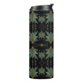 Fairy Stars Black Thermal Travel Tumbler Thermosbeker (Gedraaid links)