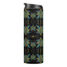 Fairy Stars Black Thermal Travel Tumbler