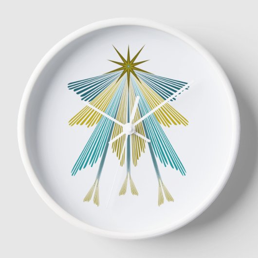 Fairy Stars Klok met houtsnip (Voorkant)