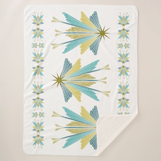 Fairy Stars Large Sherpa Blanket Deken (Voorkant)