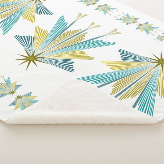 Fairy Stars Large Sherpa Blanket Sherpa Deken (3/4)