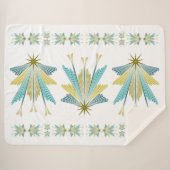 Fairy Stars Large Sherpa Blanket Sherpa Deken (Voorkant (horizontaal))