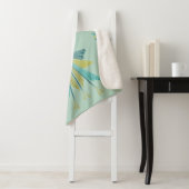 Fairy Stars Medium Pistachio Sherpa Blanket Deken (In situ)