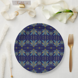 Fairy Stars Navy 9-inch Bord papier