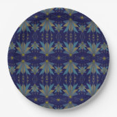 Fairy Stars Navy 9-inch Bord papier (Voorkant)