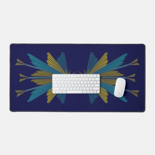 Fairy Stars Navy Desk Mat (Keyboard & Muis)