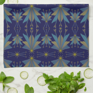 Fairy Stars Navy Kitchen Towel Theedoek