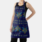 Fairy Stars Navy Medium Apron Schort (Insitu)