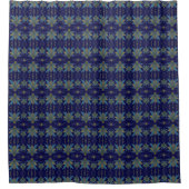 Fairy Stars Navy Shower Curtain Douchegordijn (Voorkant)