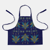 Fairy Stars Navy Small Apron Schort (Voorkant)