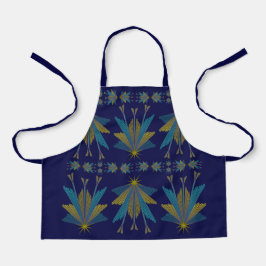 Fairy Stars Navy Small Apron Schort