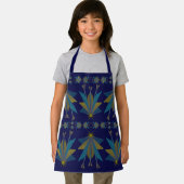 Fairy Stars Navy Small Apron Schort (Insitu)