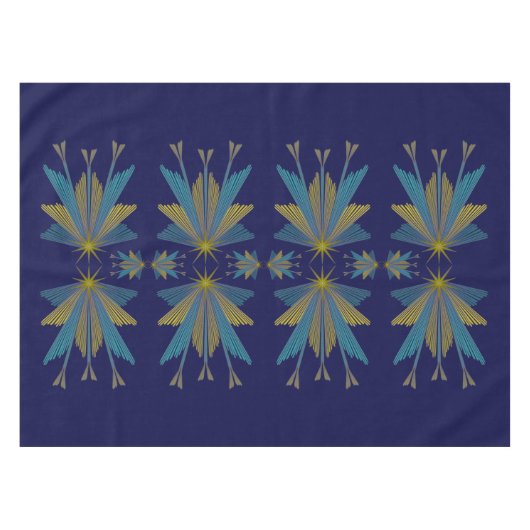 Fairy Stars Navy Tablecloth (3 maten) Tafelkleed (Voorkant (Horizontaal))