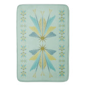 Fairy Stars Pistachio Bath Mat (Voorkant Verticaal)