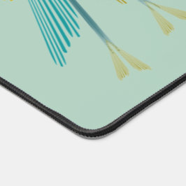 Fairy Stars Pistachio Desk Mat