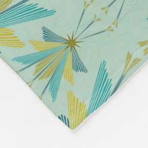 Fairy Stars Pistachio Fleece Blanket (3 maten) Deken