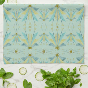 Fairy Stars Pistachio Kitchen Towel Theedoek