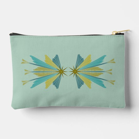 Fairy Stars Pistachio Kleine Pouch Etui (Achterkant)