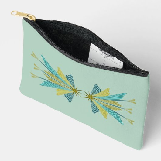 Fairy Stars Pistachio Kleine Pouch Etui (Open)